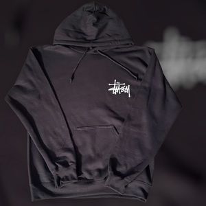 Black Stussy hoodie size small